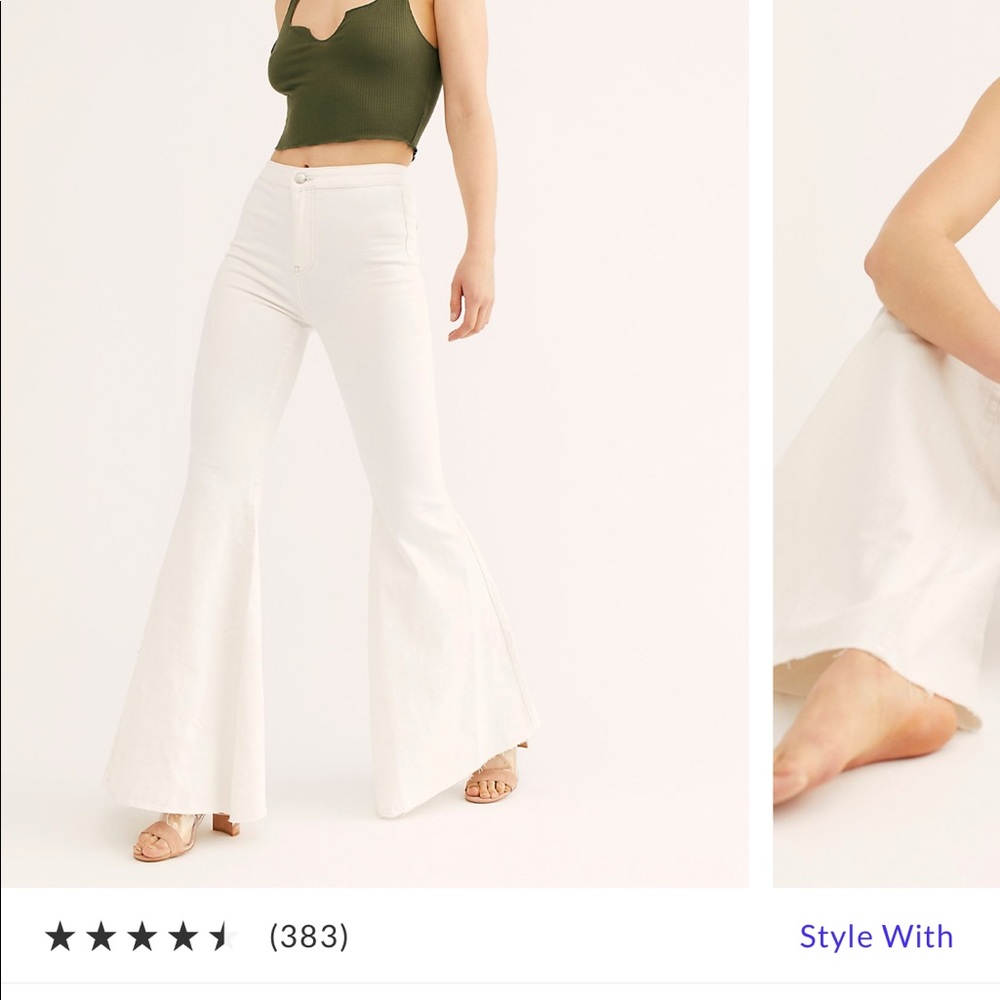 Free People Just Float On Flare Jeans - Picture 1 of 4